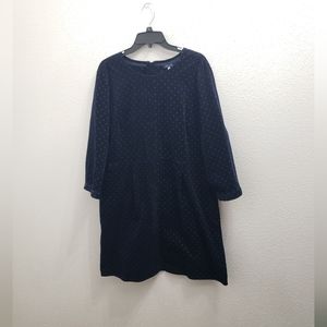 Navy Corduroy Dress